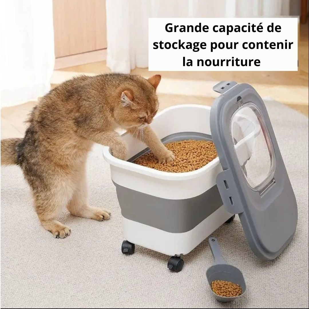 Bac de nourriture pliable - Chien Précieux