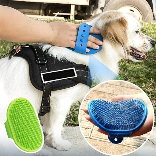 Brosse de nettoyage et massage - Chien Précieux