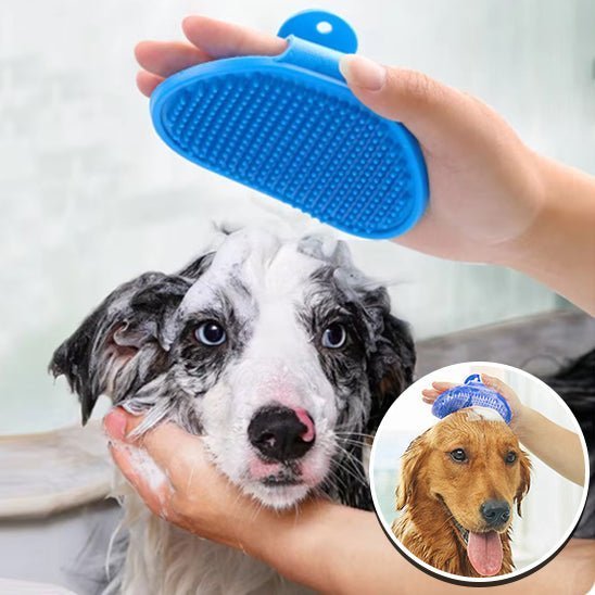 Brosse de nettoyage et massage - Chien Précieux