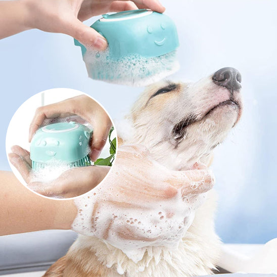 Brosse de bain pour chien