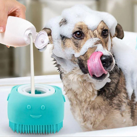 Brosse de bain pour chien