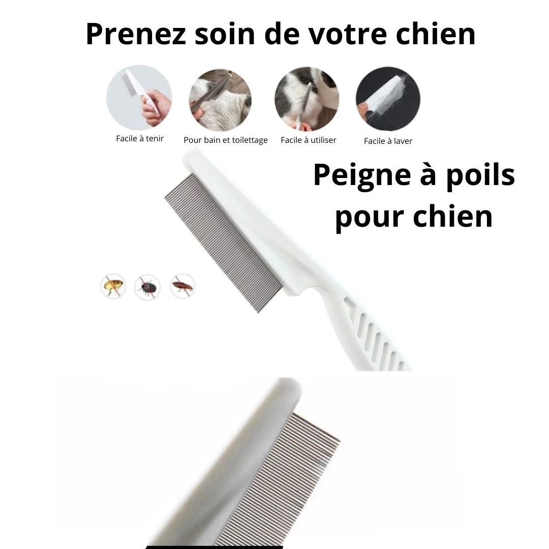 Peigne anti - puces - Chien Précieux