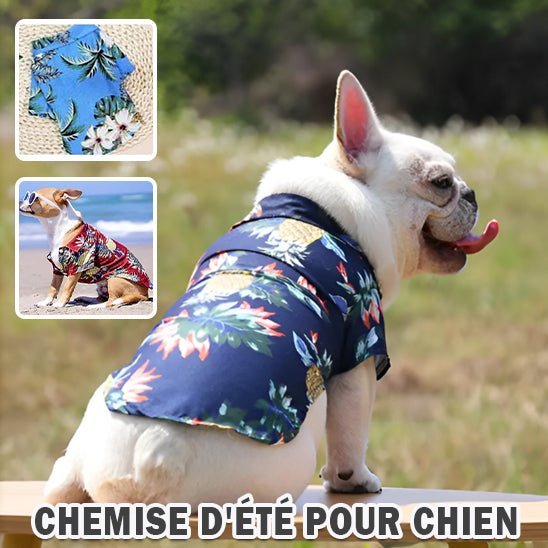 T-shirt hawaïen - Chien Précieux