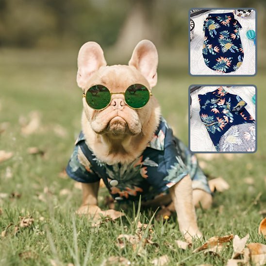 T-shirt hawaïen - Chien Précieux