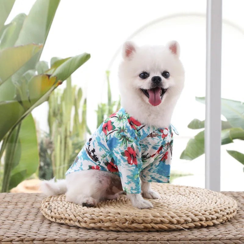 T-shirt hawaïen - Chien Précieux