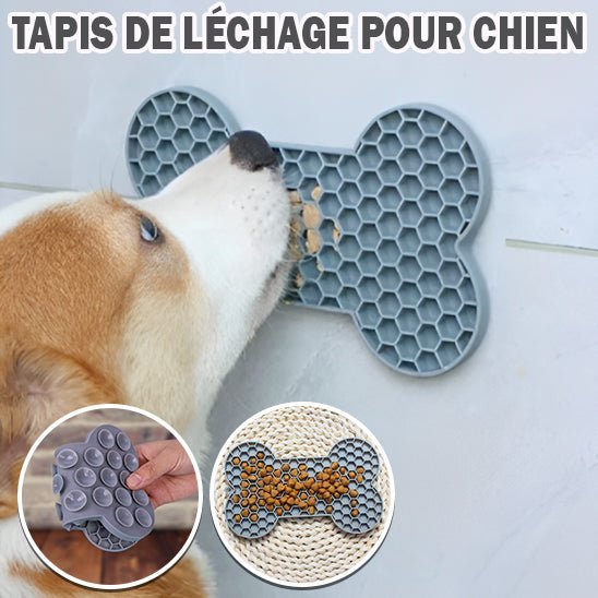 Tapis de léchage à ventouse - Chien Précieux